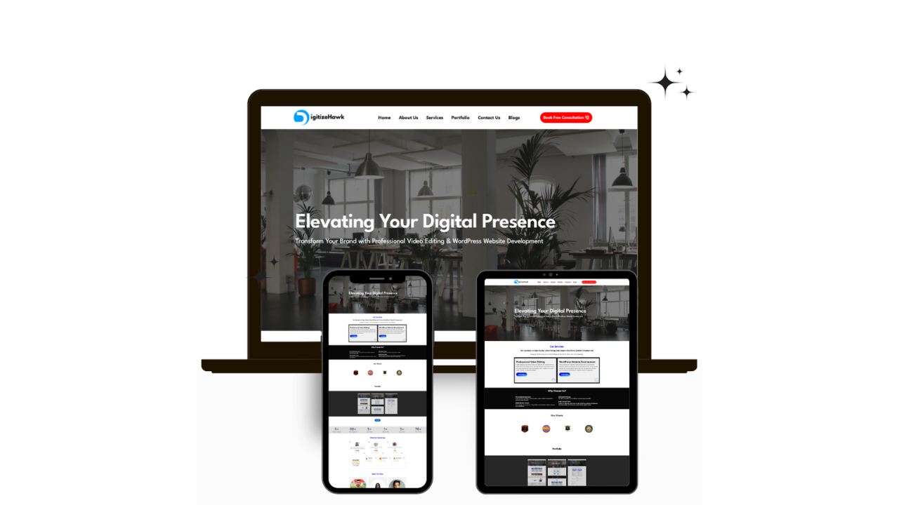 Digitizehawk – Own Agency Website