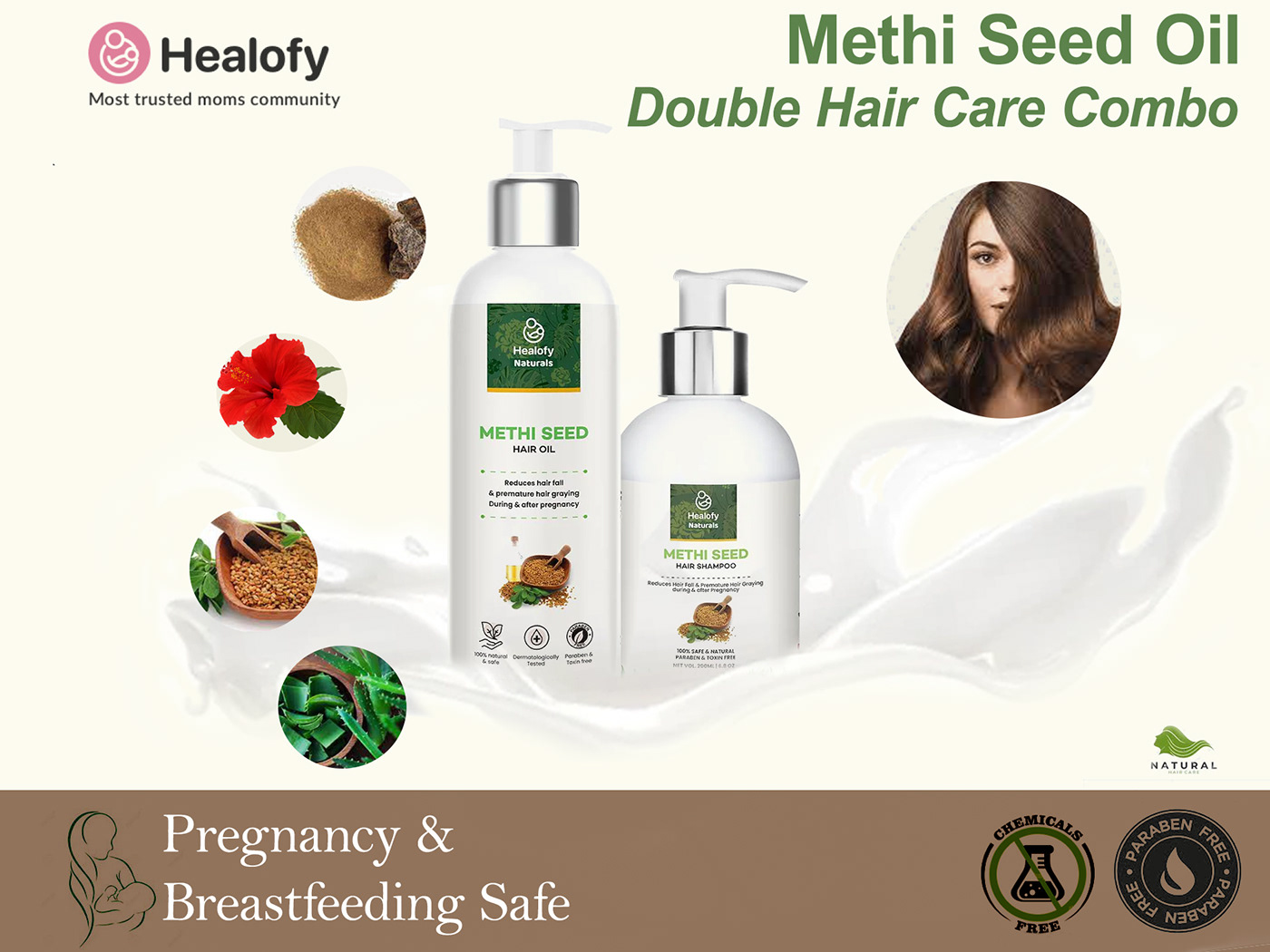Healofy Hair Oil – design