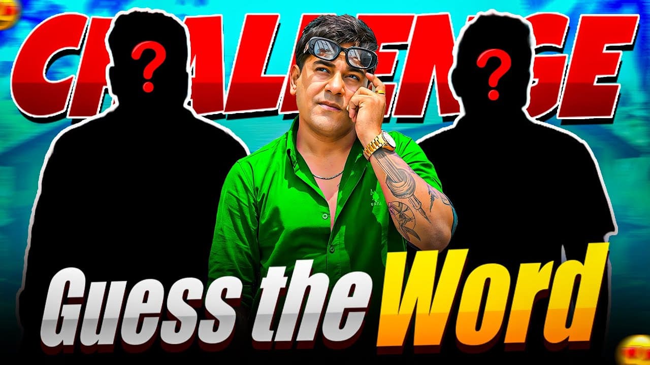 GUESS THE WORD CHALLENGE !!