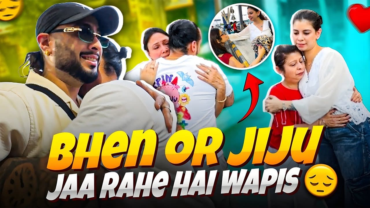 Jiju or bhen jaa rhe hai wapis🥺 || jaigo gill vlogs