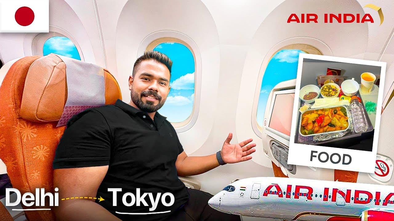 My Longest flight journey in Air india to Japan 🇯🇵 : Delhi to Tokyo
