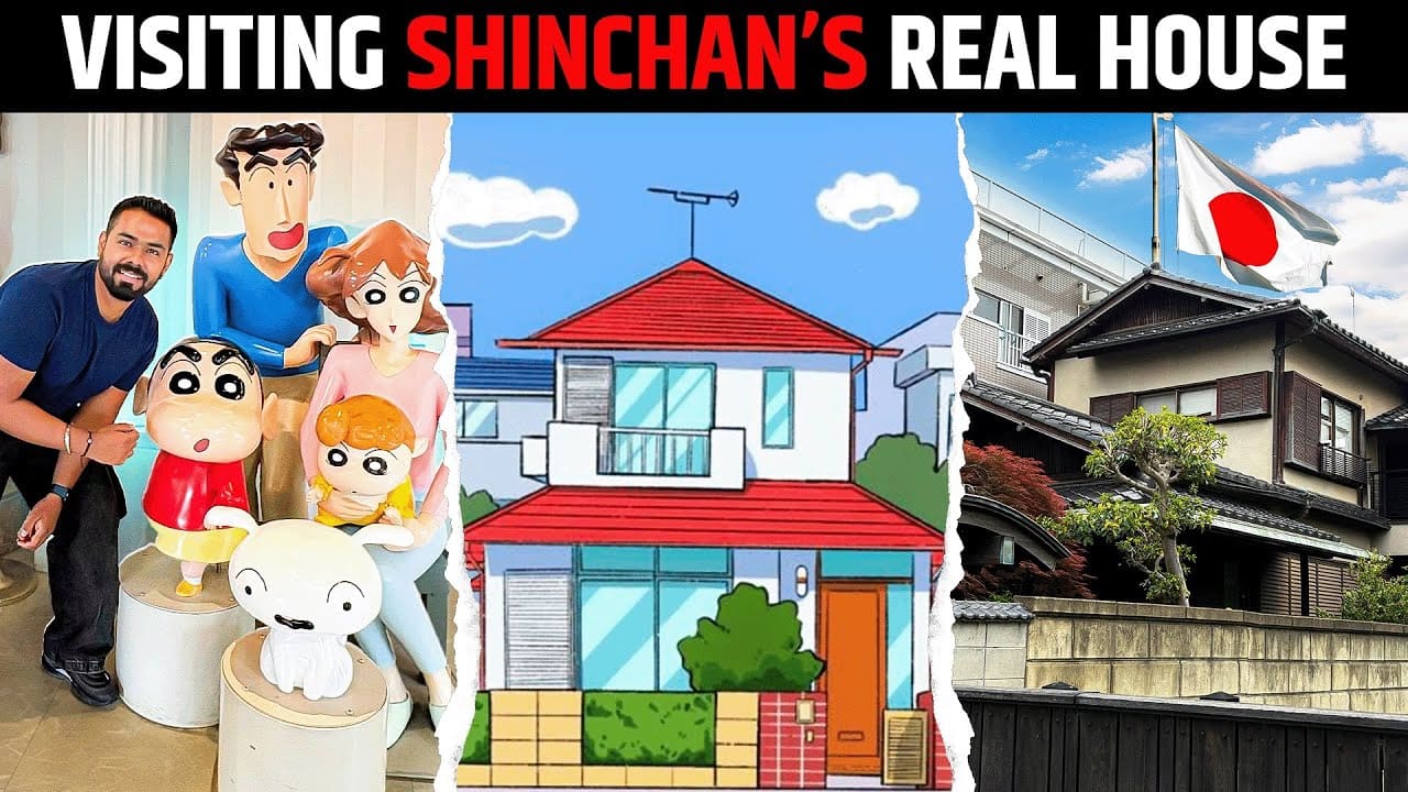 Shinchan ka Real Village in Japan : kasukabe city 🇯🇵