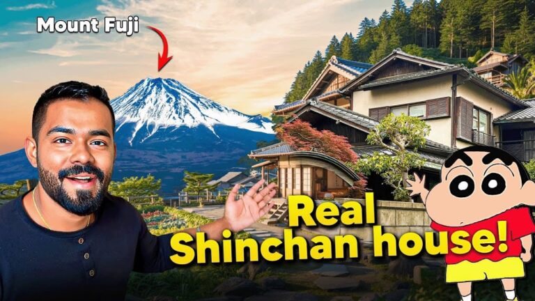 I Visited Shinchan’s Real House in Japan & Explored Mt. Fuji’s Hidden Village!