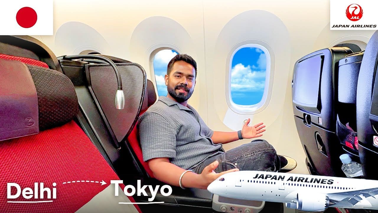 Flying 9 Hours in Japan Airlines Economy (B787-9) to Tokyo 🇯🇵 | GoTrails Trip Begins